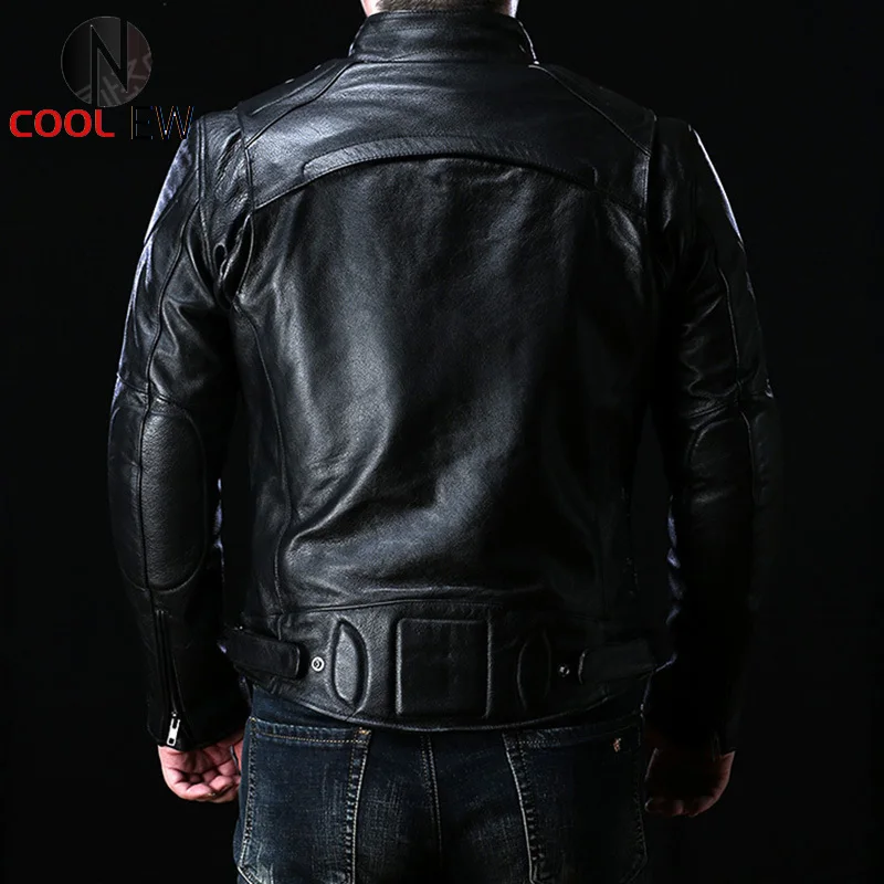 Super Offer! 099, Asian Size Read Description Genuine Cow Skin Leather Jacket Mens Cowhide Thick Heavy Light Reflecting Coat
Super Offer! 099, Asian Size Read Description Genuine Cow Skin Leather Jacket Mens Cowhide Thick Heavy Light Reflecting Coat