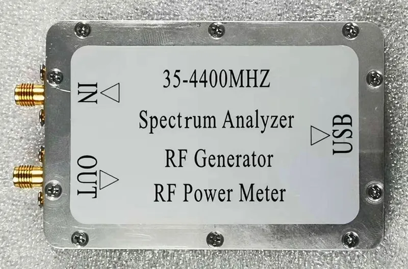 PLZ35-4400MHz Simple spectrum sweep signal source tracking source power meter CNC aluminium alloy shell
PLZ35-4400MHz Simple spectrum sweep signal source tracking source power meter CNC aluminium alloy shell