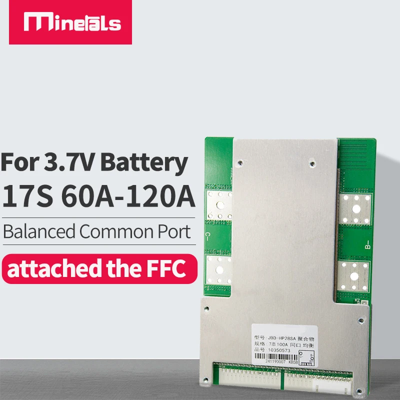 17S 60V BMS PCM Lithium battery power protection board temperature protection balance function overcurrent protection PCB BMS
17S 60V BMS PCM Lithium battery power protection board temperature protection balance function overcurrent protection PCB BMS