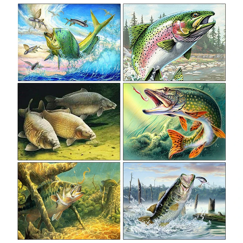 AMPHIBOLE 5D DIY Diamond Embroidery Fish Animals Diamond Painting Full Square Mosaic Cross Stitch Kit Home Decor Gift
AMPHIBOLE 5D DIY Diamond Embroidery Fish Animals Diamond Painting Full Square Mosaic Cross Stitch Kit Home Decor Gift
