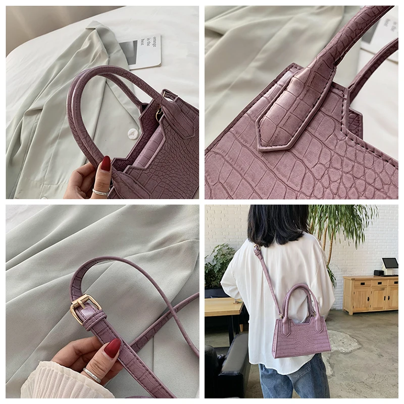 2020 Purple Tote Bags For Women Vintage Handbag Fashion Mini Leather Shoulder Bag Retro Women Bag Stone Pattern Female Purse
2020 Purple Tote Bags For Women Vintage Handbag Fashion Mini Leather Shoulder Bag Retro Women Bag Stone Pattern Female Purse