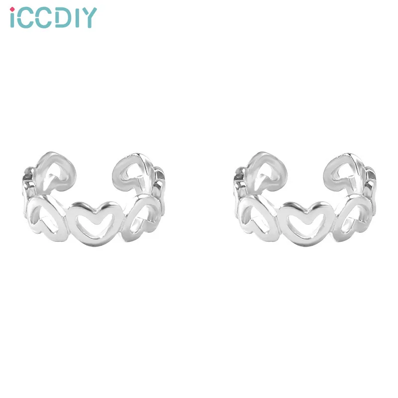 Sweet love heart-shaped ear clips women's fake earrings ear bone clips fresh and no pierced hollow love earrings Valentine's Day
Sweet love heart-shaped ear clips women's fake earrings ear bone clips fresh and no pierced hollow love earrings Valentine's Day
