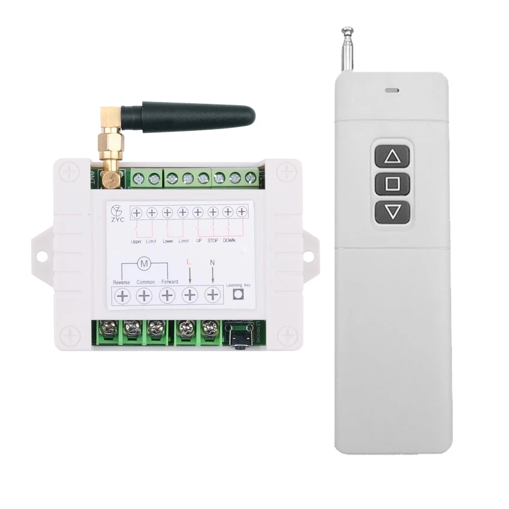 500-3000M Long Distance 110V 220V Motor Wireless Remote Control Switch Roller Shutter Electric Curtain Remote Forwards Reverse
500-3000M Long Distance 110V 220V Motor Wireless Remote Control Switch Roller Shutter Electric Curtain Remote Forwards Reverse