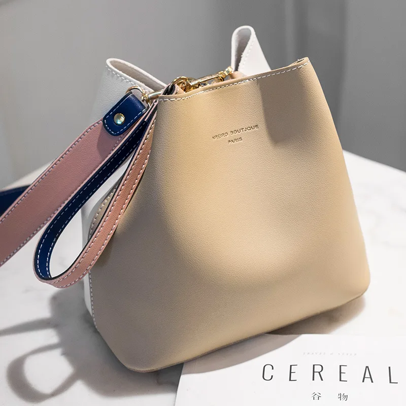 New summer bucket bag for ladies feminine temperament fashion Korean INS collision color one shoulder leisure cross women's bag
New summer bucket bag for ladies feminine temperament fashion Korean INS collision color one shoulder leisure cross women's bag