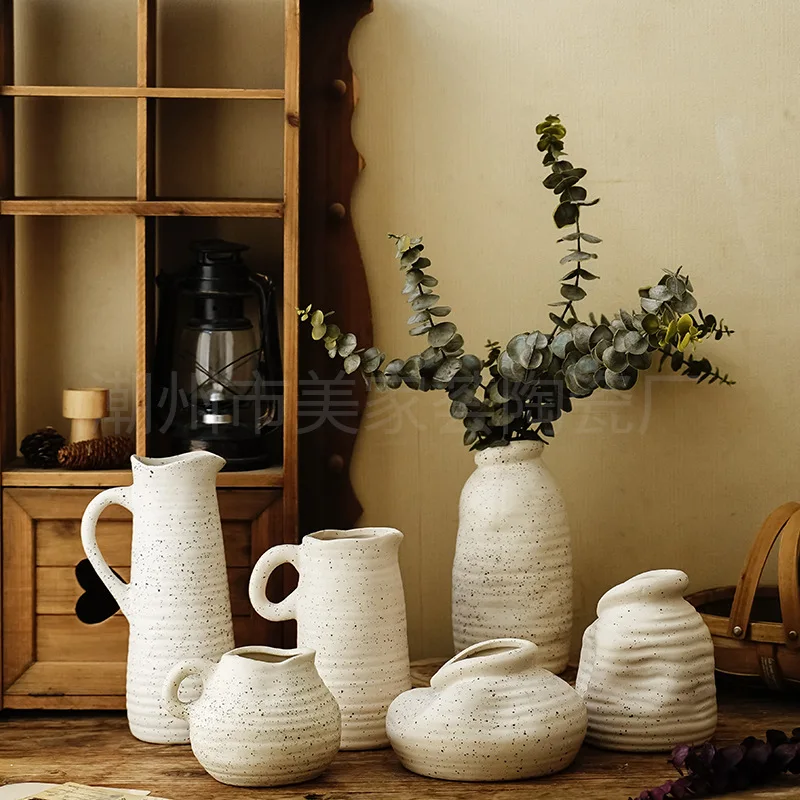 Retro Ceramic Vase Nordic Plant Garden White Ceramic Vase Flower Pots Geometric Decor Vazen Room Decoration Accessories 50HP
Retro Ceramic Vase Nordic Plant Garden White Ceramic Vase Flower Pots Geometric Decor Vazen Room Decoration Accessories 50HP