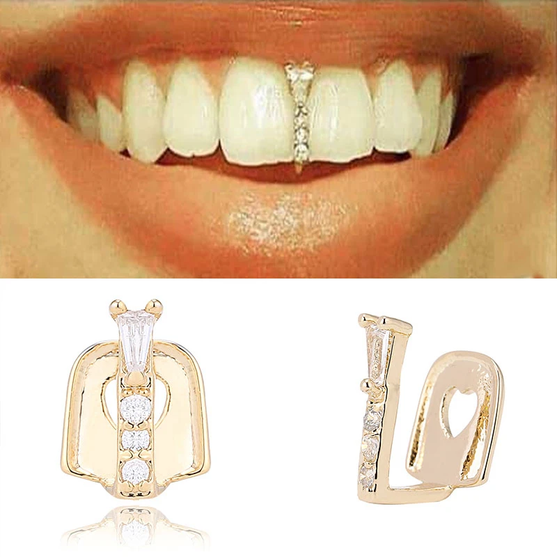 Fashion Single Hip-Hop Gold Braces Teeth Case Cosplay Jewelry Grills Tooth Cap Teeth Decor Braces Novel Design
Fashion Single Hip-Hop Gold Braces Teeth Case Cosplay Jewelry Grills Tooth Cap Teeth Decor Braces Novel Design