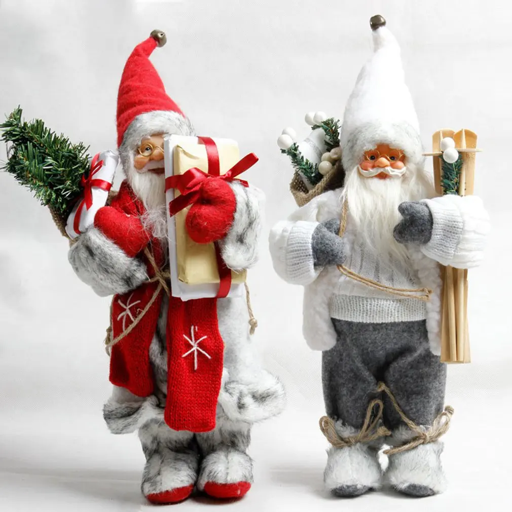 30 см Рождественское украшение кукла из искусственного деда мороза плюшевая