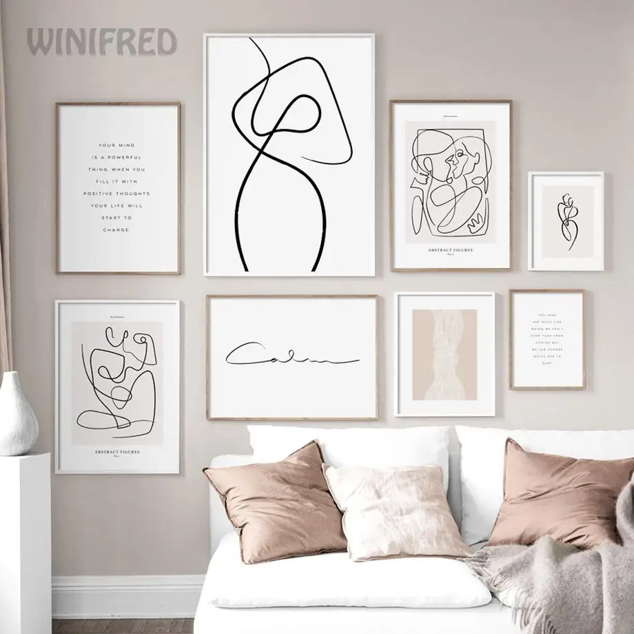 Abstract Wall Art Canvas Painting Drew Line Face Flower Painting Nordic Posters And Prints Wall Pictures For Living Room Decor
Abstract Wall Art Canvas Painting Drew Line Face Flower Painting Nordic Posters And Prints Wall Pictures For Living Room Decor