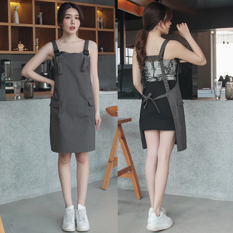 Apron custom logo printing custom-made fashion female canvas strap thick wear-resistant
Apron custom logo printing custom-made fashion female canvas strap thick wear-resistant