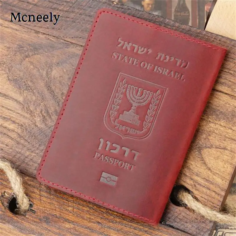 Israel Crazy Horse Genuine Leather Passport Cover Solid Passport Holder Business Unisex Durable Travel Wallet Case Hot
Israel Crazy Horse Genuine Leather Passport Cover Solid Passport Holder Business Unisex Durable Travel Wallet Case Hot