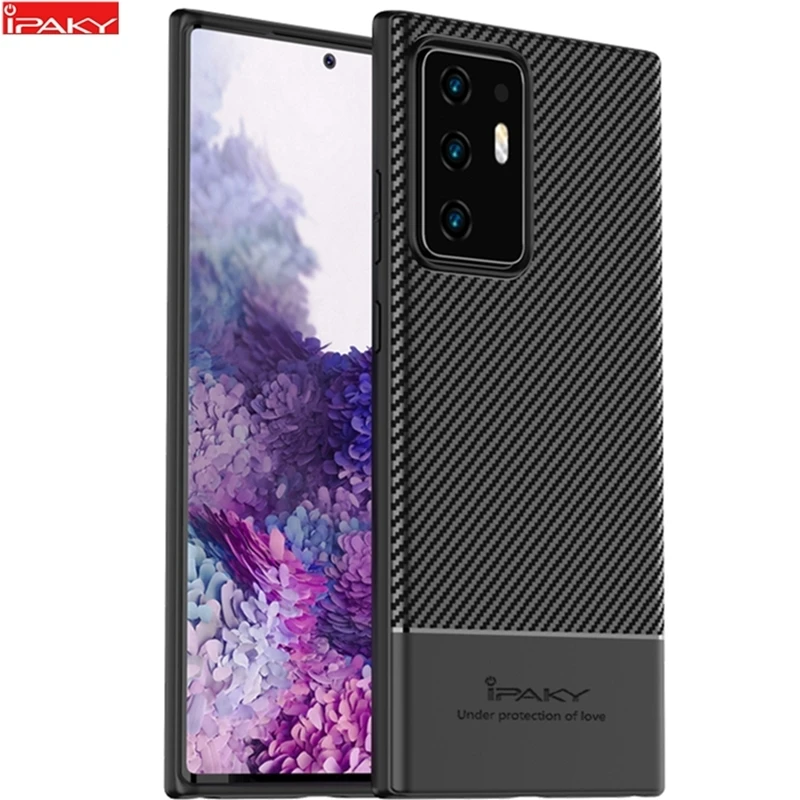 IPAKY for Samsung Note 20 Case Note 20 Ultra Carbon Fiber Skin Hybrid Silicone Protection for Samsung Galaxy Note 20 Ultra Case 
IPAKY for Samsung Note 20 Case Note 20 Ultra Carbon Fiber Skin Hybrid Silicone Protection for Samsung Galaxy Note 20 Ultra Case
