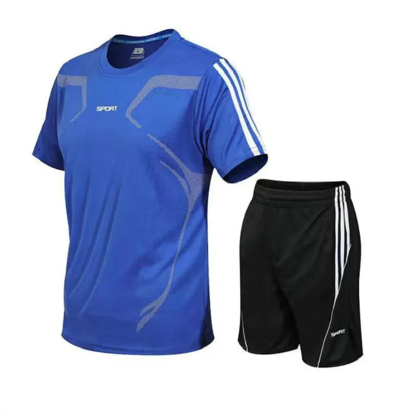 Sports suit men's summer running quick-drying short-sleeved shirt O-neck T-shirt loose basketball training fitness clothes
Sports suit men's summer running quick-drying short-sleeved shirt O-neck T-shirt loose basketball training fitness clothes
