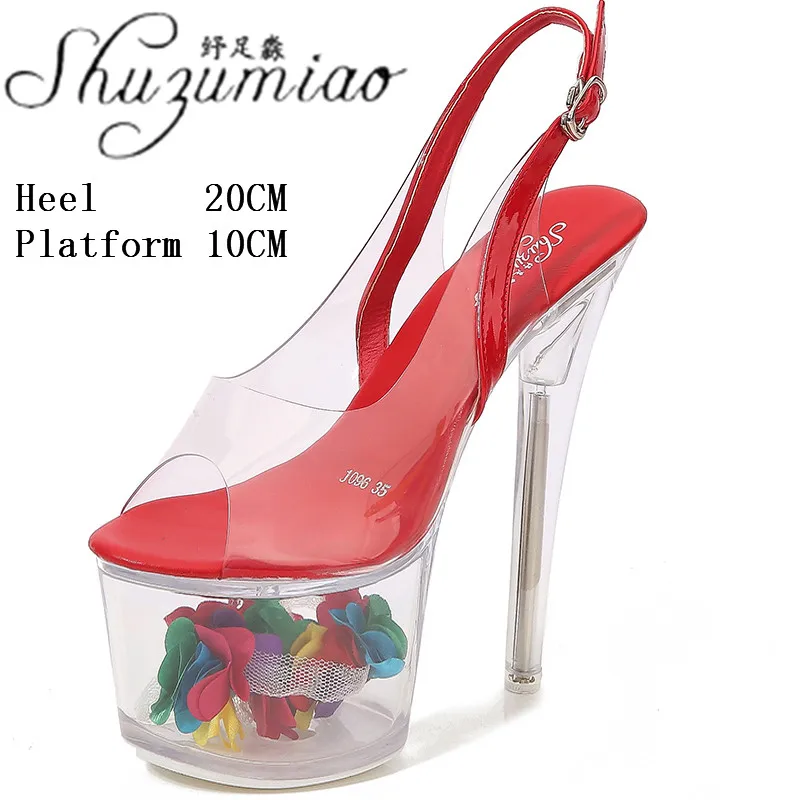 Model Stilettos Pole Dancing 20CM Platform Super High Heels Sandals Women Party Club Sexy Striptease Show Large Size Clear Shoes
Model Stilettos Pole Dancing 20CM Platform Super High Heels Sandals Women Party Club Sexy Striptease Show Large Size Clear Shoes