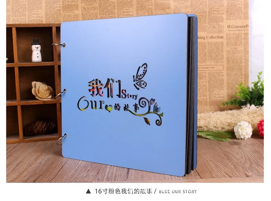 Wood Cover Albums Handmade Loose-leaf Pasted Photo album Personalized Baby Lovers DIY photo album 16inch WJ728
Wood Cover Albums Handmade Loose-leaf Pasted Photo album Personalized Baby Lovers DIY photo album 16inch WJ728