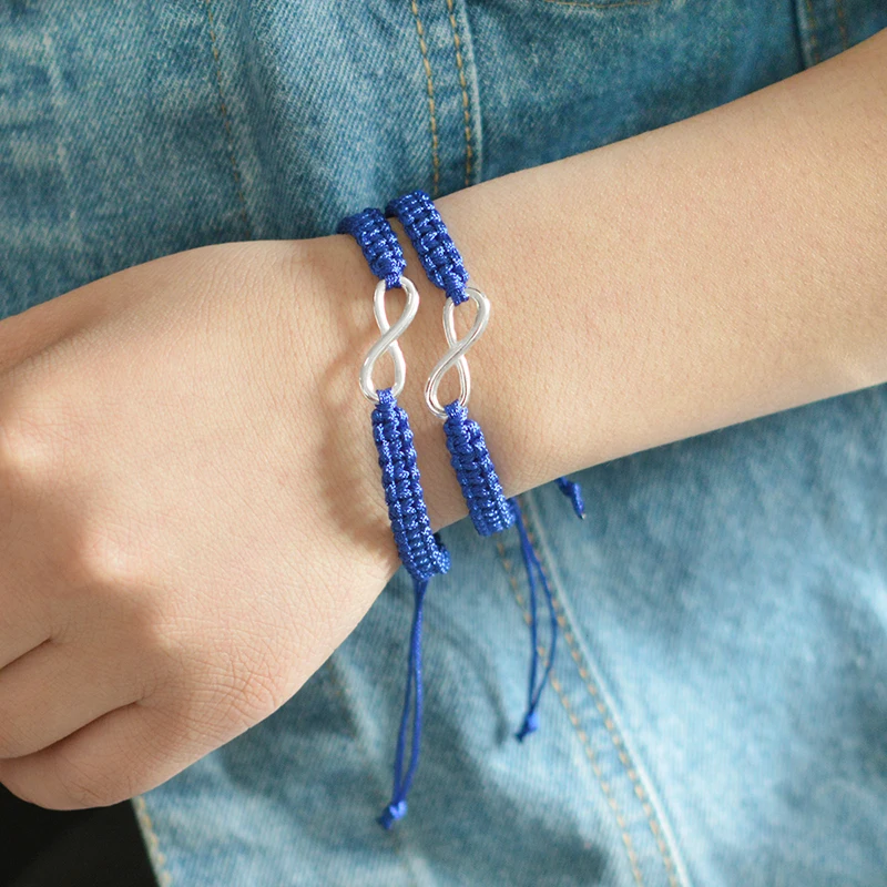QIHE JEWELRY 2pcs Infinity Braided kit Ribbon bracelet Friendship Bracelet Set friendly Love Couples Bracelet Fashion Jewelry
QIHE JEWELRY 2pcs Infinity Braided kit Ribbon bracelet Friendship Bracelet Set friendly Love Couples Bracelet Fashion Jewelry