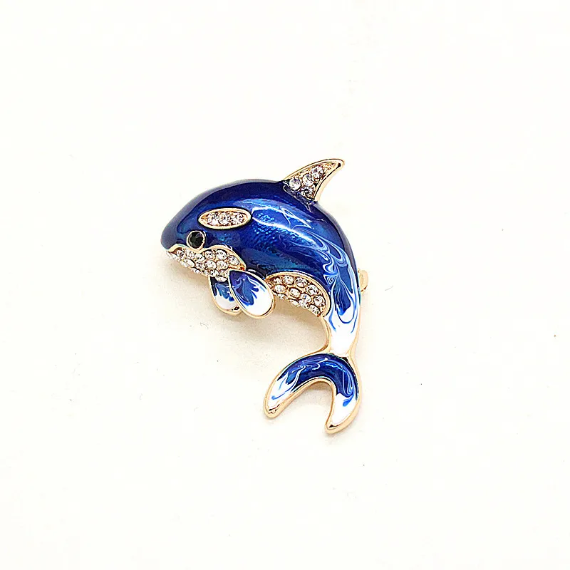 Fashion Dream Blue Dolphin Brooch Pins Animal Brooches Shark Electroplating Alloy Girl Boy Banquet Party Gift Wholesale 2020new
Fashion Dream Blue Dolphin Brooch Pins Animal Brooches Shark Electroplating Alloy Girl Boy Banquet Party Gift Wholesale 2020new