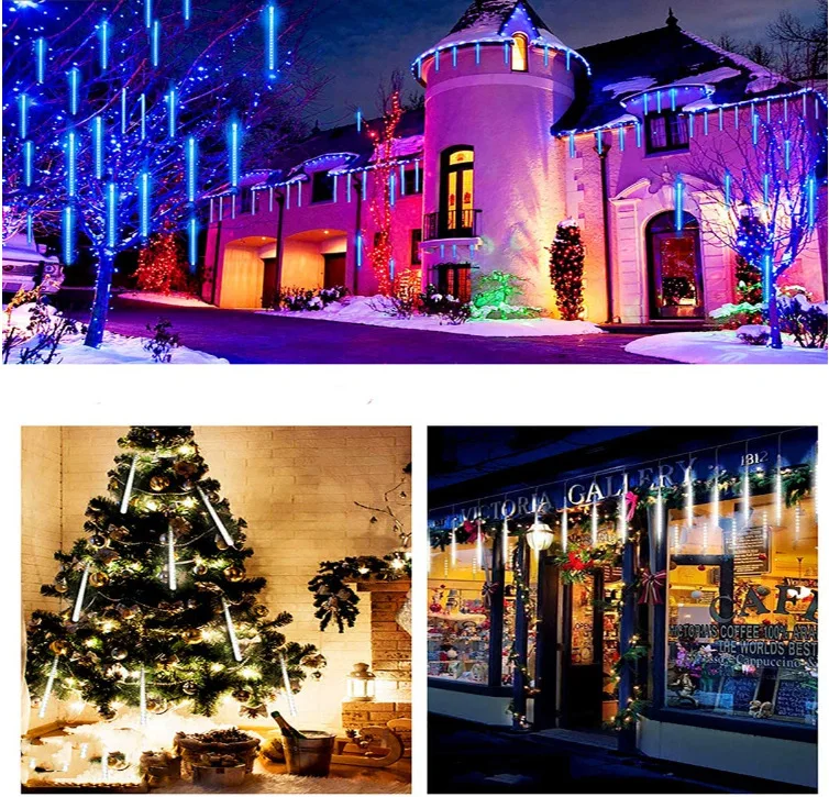 8 Tubes/lot LED Outdoor Rain Lamp Rain Drop light for Christmas natal, for Park Courtyard Garden Holiday Party 30cm Dropshipping
8 Tubes/lot LED Outdoor Rain Lamp Rain Drop light for Christmas natal, for Park Courtyard Garden Holiday Party 30cm Dropshipping