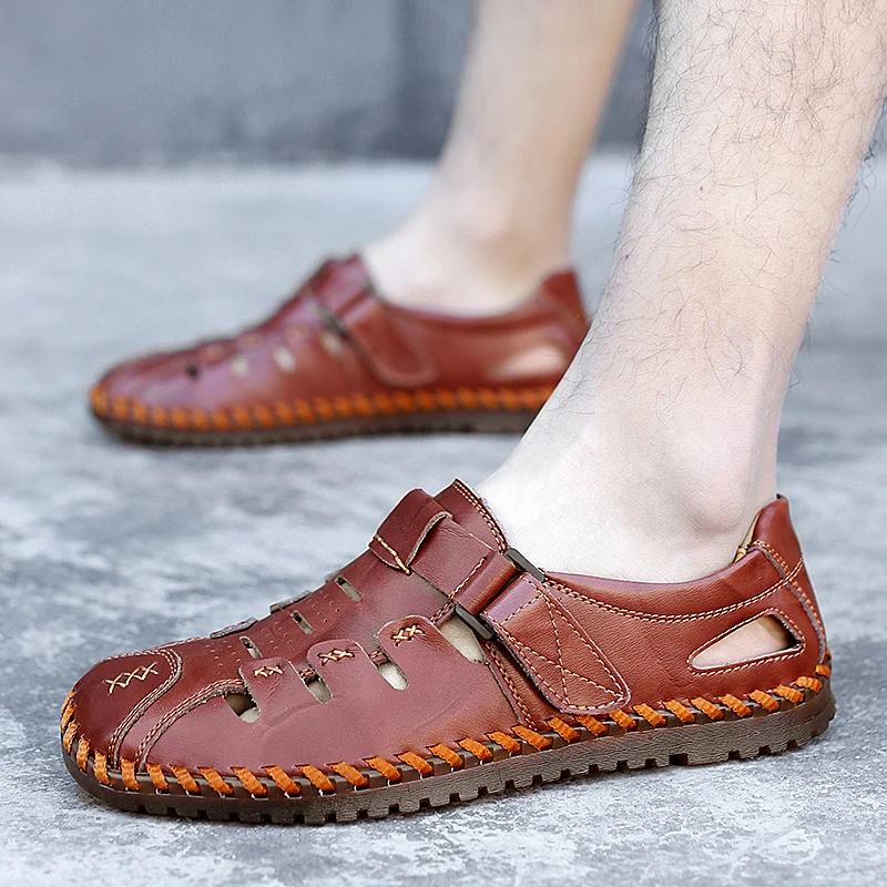 Sandel For Men Roman Sandals Men Work Summer Shoes Beach Mens Outdoor Sandali Da Uomo Sandalias De Cuero Para Hombre
Sandel For Men Roman Sandals Men Work Summer Shoes Beach Mens Outdoor Sandali Da Uomo Sandalias De Cuero Para Hombre