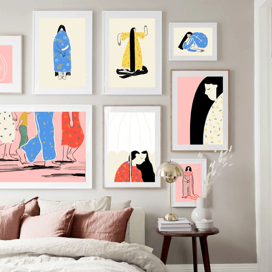 Abstract Long Hair Girl Flower Minimalist Wall Art Canvas Painting Nordic Posters And Prints Wall Pictures For Living Room Decor
Abstract Long Hair Girl Flower Minimalist Wall Art Canvas Painting Nordic Posters And Prints Wall Pictures For Living Room Decor