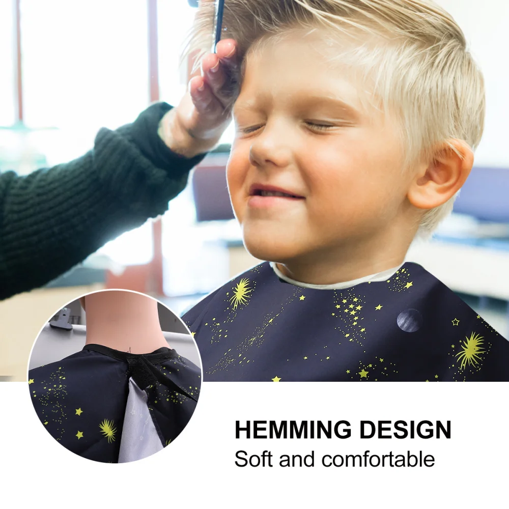 1Pc Kids Hairdressing Cape Hair Cutting Cape Hair Cutting Apron Hair Dyeing Scarf for Home Barber Shop (Black)
1Pc Kids Hairdressing Cape Hair Cutting Cape Hair Cutting Apron Hair Dyeing Scarf for Home Barber Shop (Black)