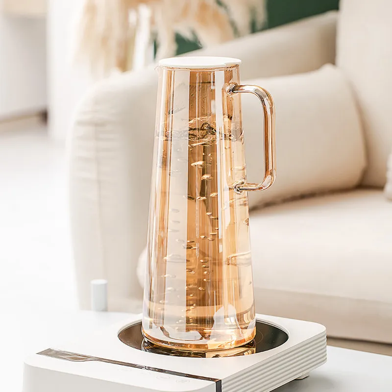 Nordic High Temperature Resistant Large Capacity Water Bottle Household Juice Milk Cup Creative Glass Cold Water Kettle Set
Nordic High Temperature Resistant Large Capacity Water Bottle Household Juice Milk Cup Creative Glass Cold Water Kettle Set