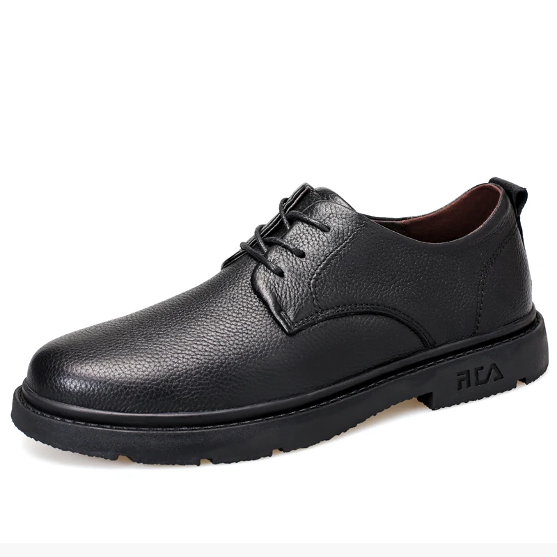 Мужские кожаные кроссовки, мягкая Повседневная Уличная обувь из воловьей кожи, на толстой подошве, для работы, черные
Мужские кожаные кроссовки, мягкая Повседневная Уличная обувь из воловьей кожи, на толстой подошве, для работы, черные