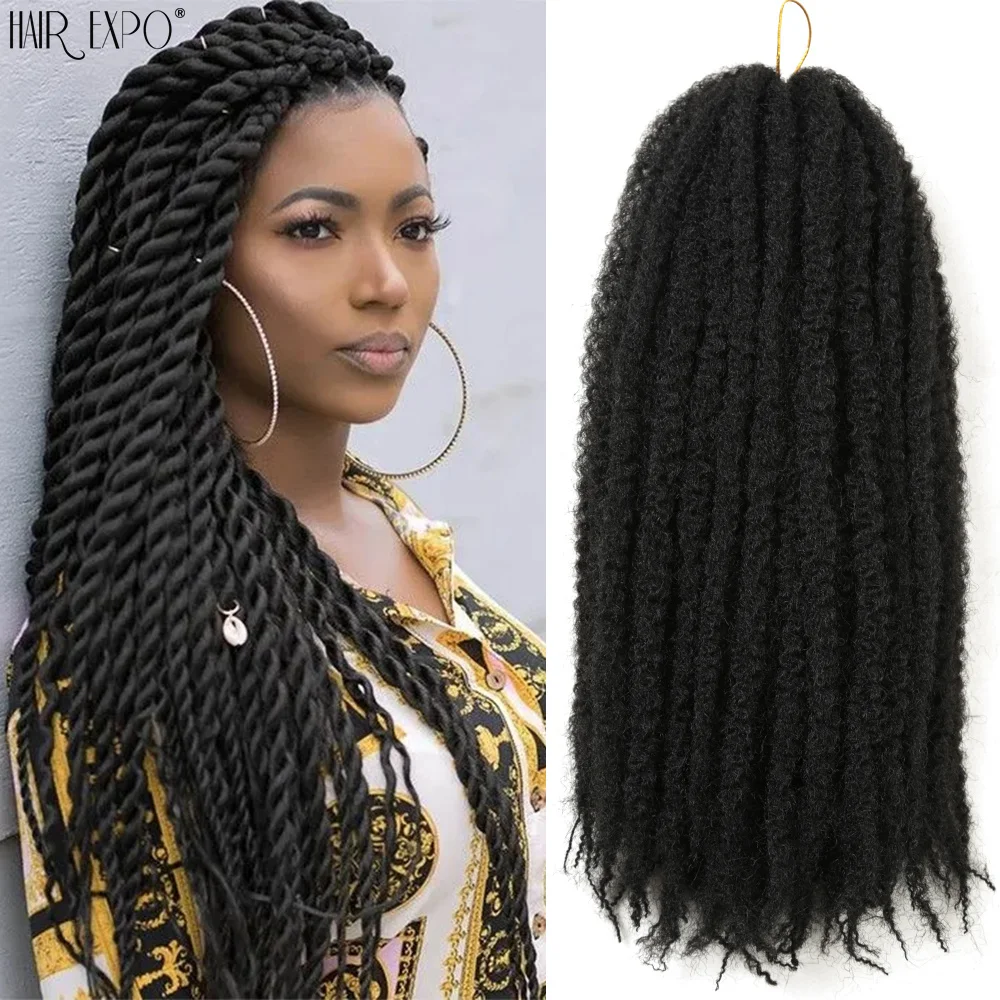 18"24"Synthetic Marley Braids Crochet Hair Afro Kinky Braiding Hair Extensions Ombre Fluffy Marley Hair For Braid Hair Expo City
18"24"Synthetic Marley Braids Crochet Hair Afro Kinky Braiding Hair Extensions Ombre Fluffy Marley Hair For Braid Hair Expo City