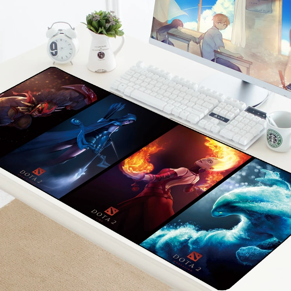 Игровой коврик для мыши Dota 2 большой компьютерной XL водонепроницаемый скоростной