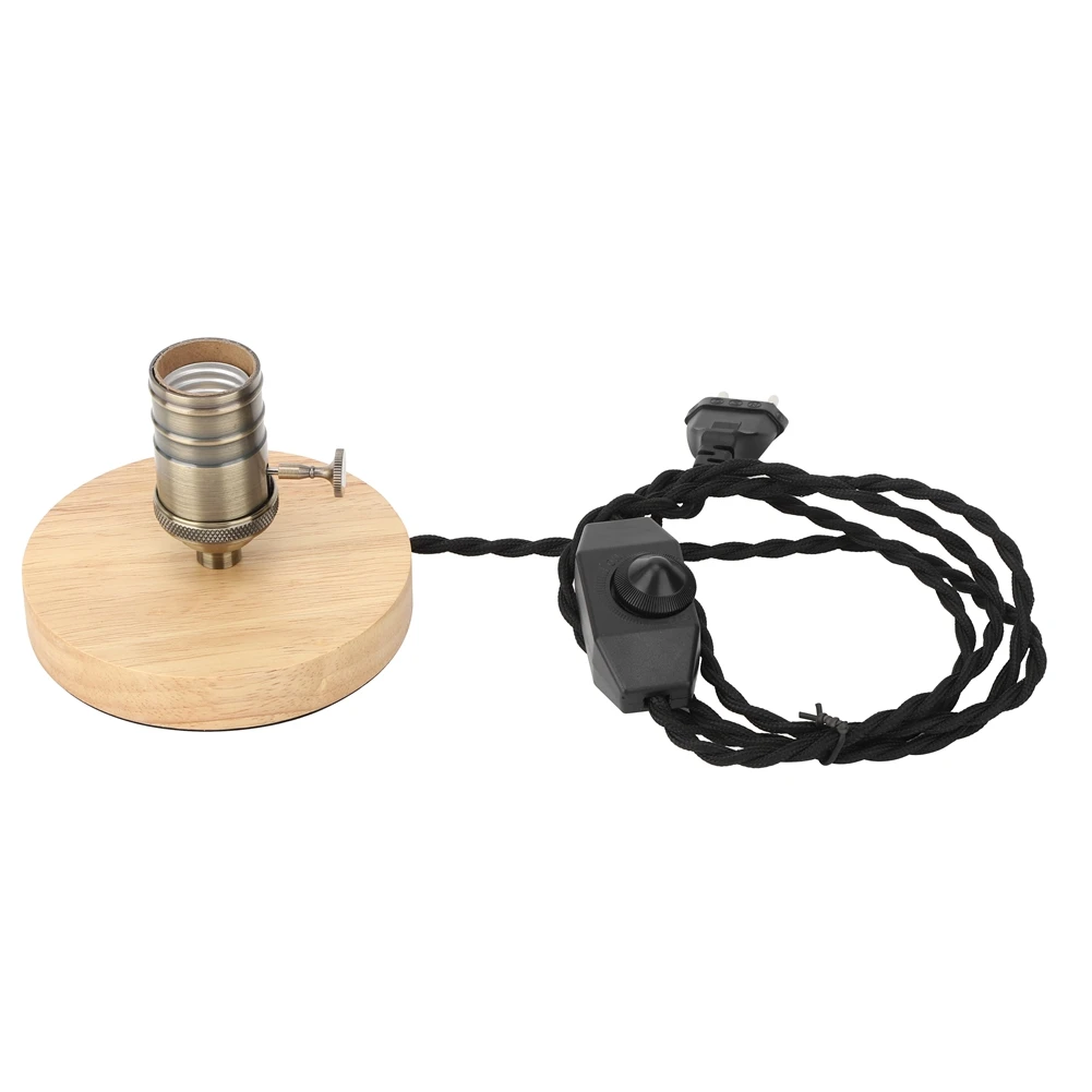 Retro E27 Round Lamp Holder Base with Switch Light Accessories for Edison Bulb EU Plug 220V
Retro E27 Round Lamp Holder Base with Switch Light Accessories for Edison Bulb EU Plug 220V