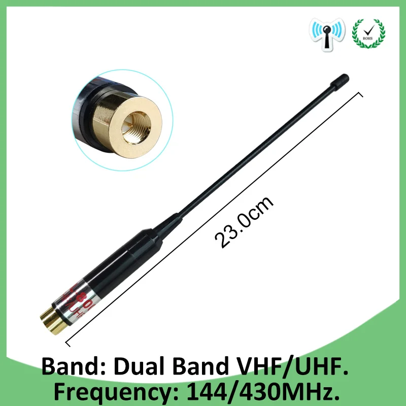 Антенны для motorola one e398 g6 razr v3i e5 p30 sma uhf тактическая рация baofeng 5r vhf dmr 430 МГц - купить