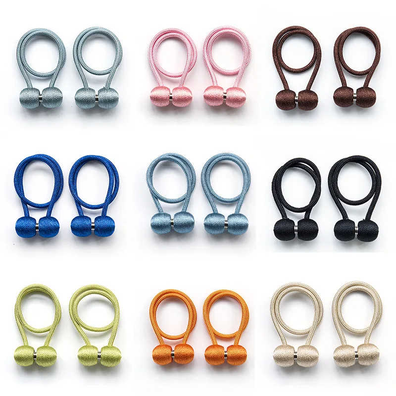 1 Pair Magnetic Curtain Tiebacks Ball Tie Rope Backs Holdbacks Buckle Clips Rods Accessoires Hook Holder Home Decorations
1 Pair Magnetic Curtain Tiebacks Ball Tie Rope Backs Holdbacks Buckle Clips Rods Accessoires Hook Holder Home Decorations