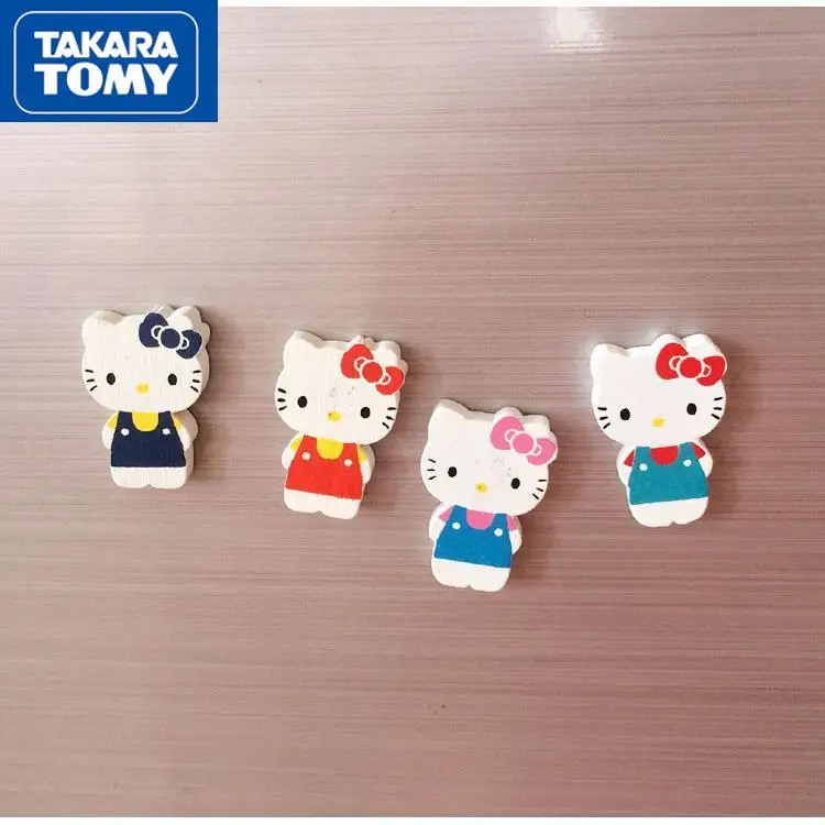 TAKARA TOMY модный мультяшный Hello Kitty трехмерный простой индивидуальный милый полный