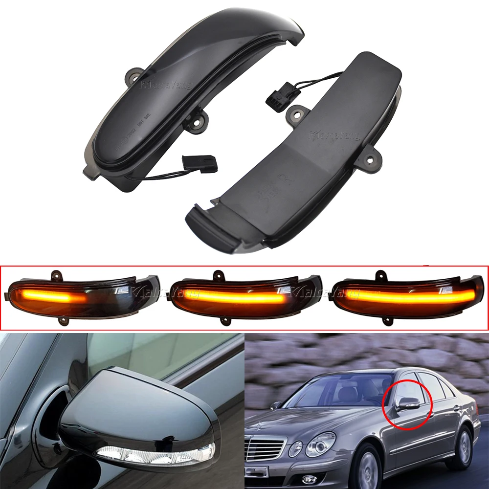 For Mercedes Benz E Class W211 S211 W463 Side Mirror LED Left+Right Dynamic Turn Signal Marker Light
For Mercedes Benz E Class W211 S211 W463 Side Mirror LED Left+Right Dynamic Turn Signal Marker Light