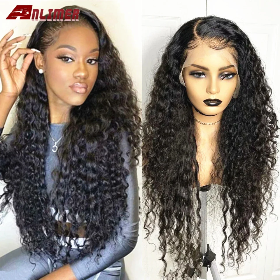 Curly Right Part Lace Frontal Wig Pre Plucked Water Wave Human Hair Wigs 180 Density Brazilian Remy Hair Wig
Curly Right Part Lace Frontal Wig Pre Plucked Water Wave Human Hair Wigs 180 Density Brazilian Remy Hair Wig