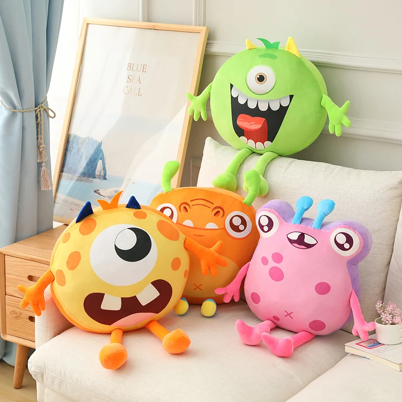 40cm cartoon monster pillow cute modeling creative plush toy soft and comfortable fabric home sofa cushion pillow funny holiday
40cm cartoon monster pillow cute modeling creative plush toy soft and comfortable fabric home sofa cushion pillow funny holiday