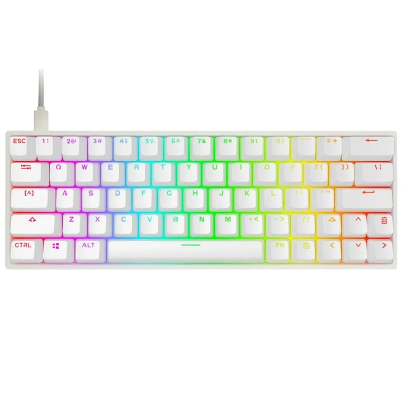 Проводная Механическая клавиатура Gk64S/GK64, игровая Bluetooth клавиатура с 64 клавишами, Двухрежимная подсветка RGB для Win/Mac/Desktop
Проводная Механическая клавиатура Gk64S/GK64, игровая Bluetooth клавиатура с 64 клавишами, Двухрежимная подсветка RGB для Win/Mac/Desktop