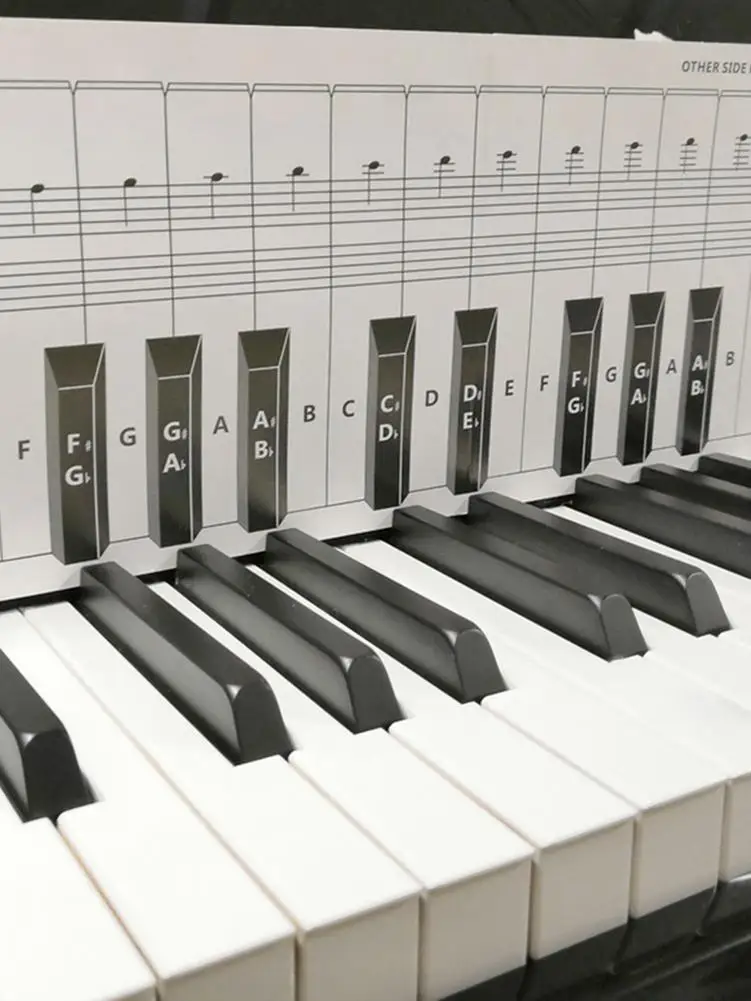 Piano Keyboard Note Chart for 88 Keys Piano Practice Keyboard Note Chart Piano Learning Aid for Behind the Piano Keys
Piano Keyboard Note Chart for 88 Keys Piano Practice Keyboard Note Chart Piano Learning Aid for Behind the Piano Keys