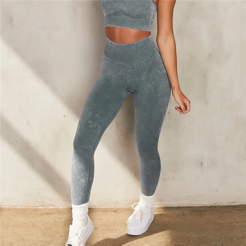 Washed Imitation Denim Seamless Yoga Pant Women Gym Clothing High Waist Butt Lifting Leggings Jogger Workout Sport Fitness Pants
Washed Imitation Denim Seamless Yoga Pant Women Gym Clothing High Waist Butt Lifting Leggings Jogger Workout Sport Fitness Pants