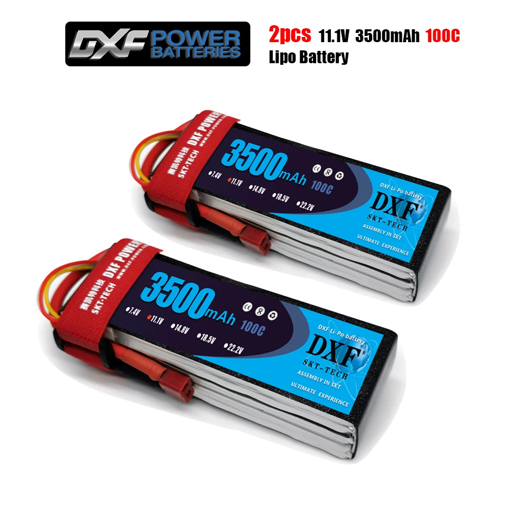 Литий-полимерный аккумулятор DXF 3500 мА · ч, 11,1 В, 100C-200C, 3S, XT60/DEANS/XT90/EC5 для Акку, дрона, FPV, грузовика, радиоуправляемого вертолета
Литий-полимерный аккумулятор DXF 3500 мА · ч, 11,1 В, 100C-200C, 3S, XT60/DEANS/XT90/EC5 для Акку, дрона, FPV, грузовика, радиоуправляемого вертолета