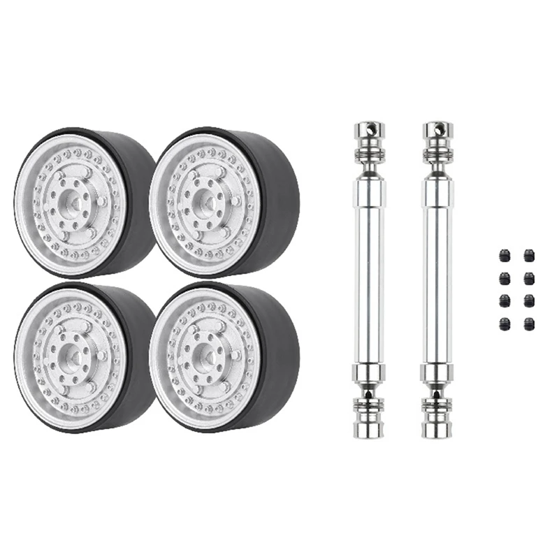 2X Metal CVD Drive Shaft 110-160Mm For Axial SCX10 90046 Traxxas Trx4,Silver & 4Pcs Metal 1.9Inch Beadlock Wheel Rim Hub
2X Metal CVD Drive Shaft 110-160Mm For Axial SCX10 90046 Traxxas Trx4,Silver & 4Pcs Metal 1.9Inch Beadlock Wheel Rim Hub
