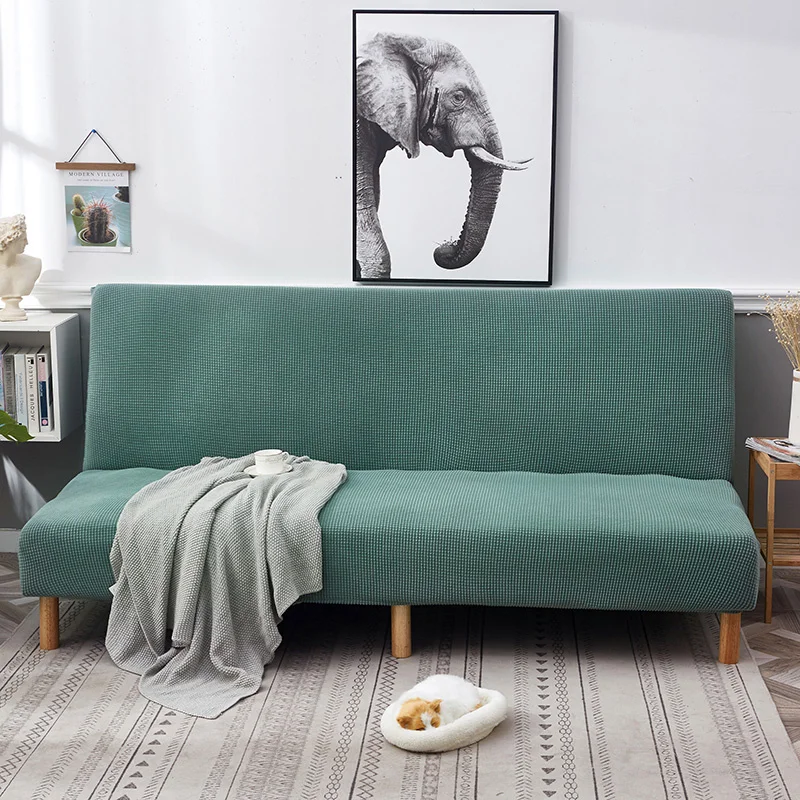 Thick Armless Sofa Bed Cover Elastic Velvet Solid No Armrest Folding Seat Slipcovers Stretch Universal All-inclusive Protectors
Thick Armless Sofa Bed Cover Elastic Velvet Solid No Armrest Folding Seat Slipcovers Stretch Universal All-inclusive Protectors