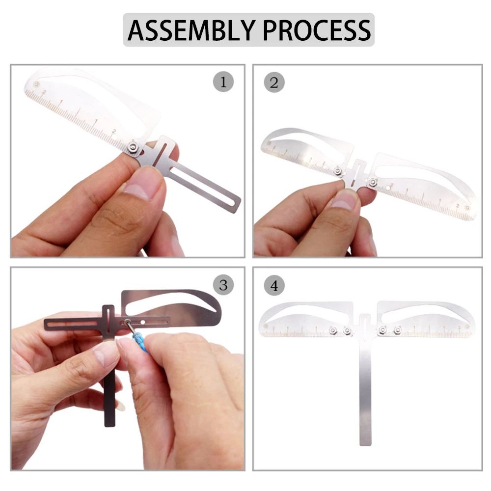 Adjustable Eyebrow Ruler Balance Measure Ruler Makeup Shaping Eyebrow Stencil Tattoo Design Template Beauty Tool Eyebrow Stencil 
Adjustable Eyebrow Ruler Balance Measure Ruler Makeup Shaping Eyebrow Stencil Tattoo Design Template Beauty Tool Eyebrow Stencil