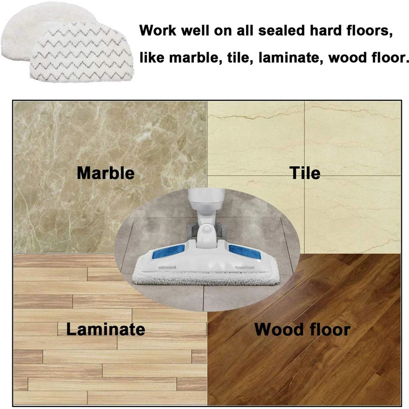 10Pcs Steam Mop Replacement Pads for Bissell Powerfresh Steam Mop 1940 1806 1544 1440 Series
10Pcs Steam Mop Replacement Pads for Bissell Powerfresh Steam Mop 1940 1806 1544 1440 Series