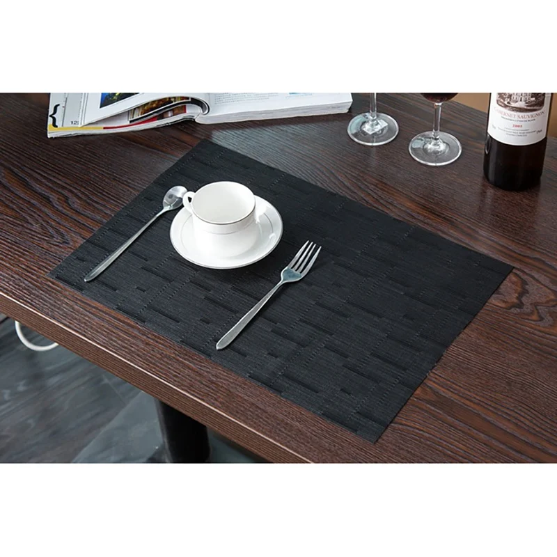 Dining Table Mat Kitchen Accessories Silicone Pvc Placemat Pad Placemats For Table Waterproof Heat Insulation Placemats
Dining Table Mat Kitchen Accessories Silicone Pvc Placemat Pad Placemats For Table Waterproof Heat Insulation Placemats