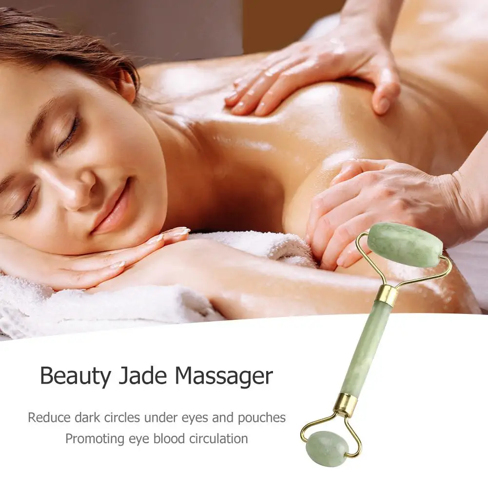 acial Massage Roller Guasha Board Double Heads Natural Jade Stone Face Lift Body Skin Relaxation Slimming Beauty Neck Thin Lift
acial Massage Roller Guasha Board Double Heads Natural Jade Stone Face Lift Body Skin Relaxation Slimming Beauty Neck Thin Lift