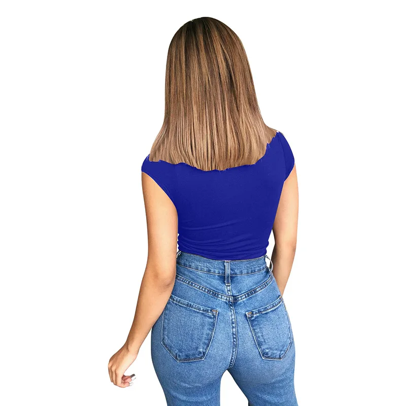 Summer Women Bodycon Romper Fashion O-Neck Short Sleeve High Waist White Bodysuit Lady Sexy Back Zipper Black Bodysuit Body Rojo
Summer Women Bodycon Romper Fashion O-Neck Short Sleeve High Waist White Bodysuit Lady Sexy Back Zipper Black Bodysuit Body Rojo