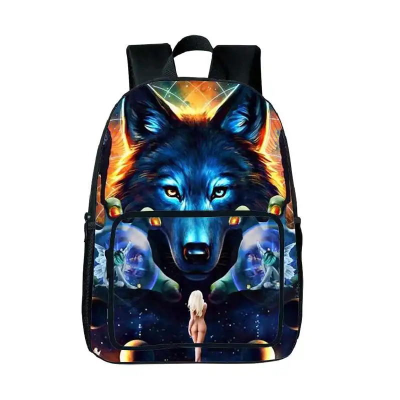 2021 Casual Men Women Backpack School Bag for Girls Boys Rucksack Design Wolf Print 3d Teenager Backpacks Travel School Bags
2021 Casual Men Women Backpack School Bag for Girls Boys Rucksack Design Wolf Print 3d Teenager Backpacks Travel School Bags