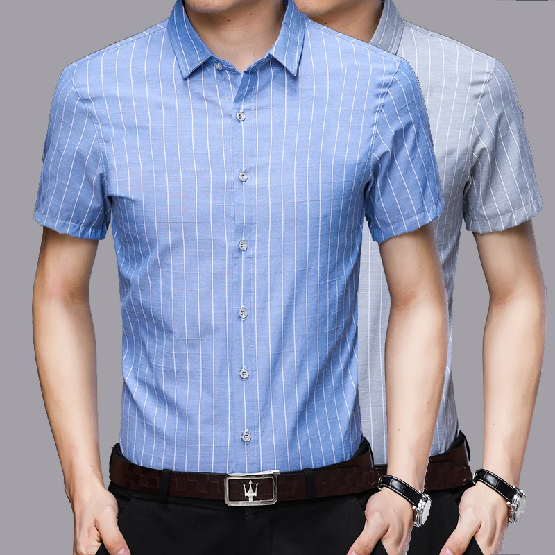 Best Sales Cheap Casual Formal Slim Fit Men's Fashion 100% Cotton Vertical Striped Short Sleeve Shirts
Best Sales Cheap Casual Formal Slim Fit Men's Fashion 100% Cotton Vertical Striped Short Sleeve Shirts