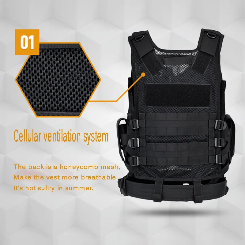 Multi-Pocket Hunting Clothes Swat Tactical Vest Swat Chest Rig SWAT Army Hunting Protective Vest Camping Shooting Accessories
Multi-Pocket Hunting Clothes Swat Tactical Vest Swat Chest Rig SWAT Army Hunting Protective Vest Camping Shooting Accessories