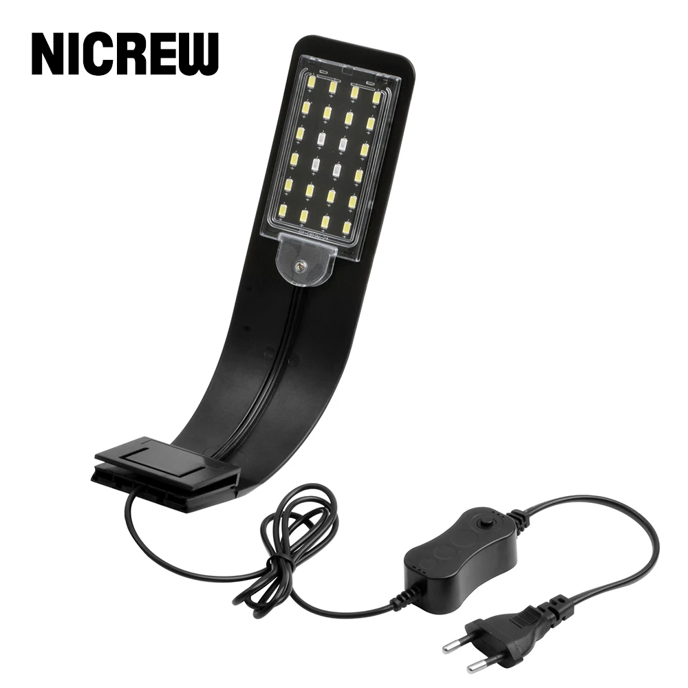 NICREW Super Slim LED Aquarium Light Lighting Plants Grow Light 10W Aquatic Plant Lighting Waterproof Clip-on Lamp For Fish Tank
NICREW Super Slim LED Aquarium Light Lighting Plants Grow Light 10W Aquatic Plant Lighting Waterproof Clip-on Lamp For Fish Tank